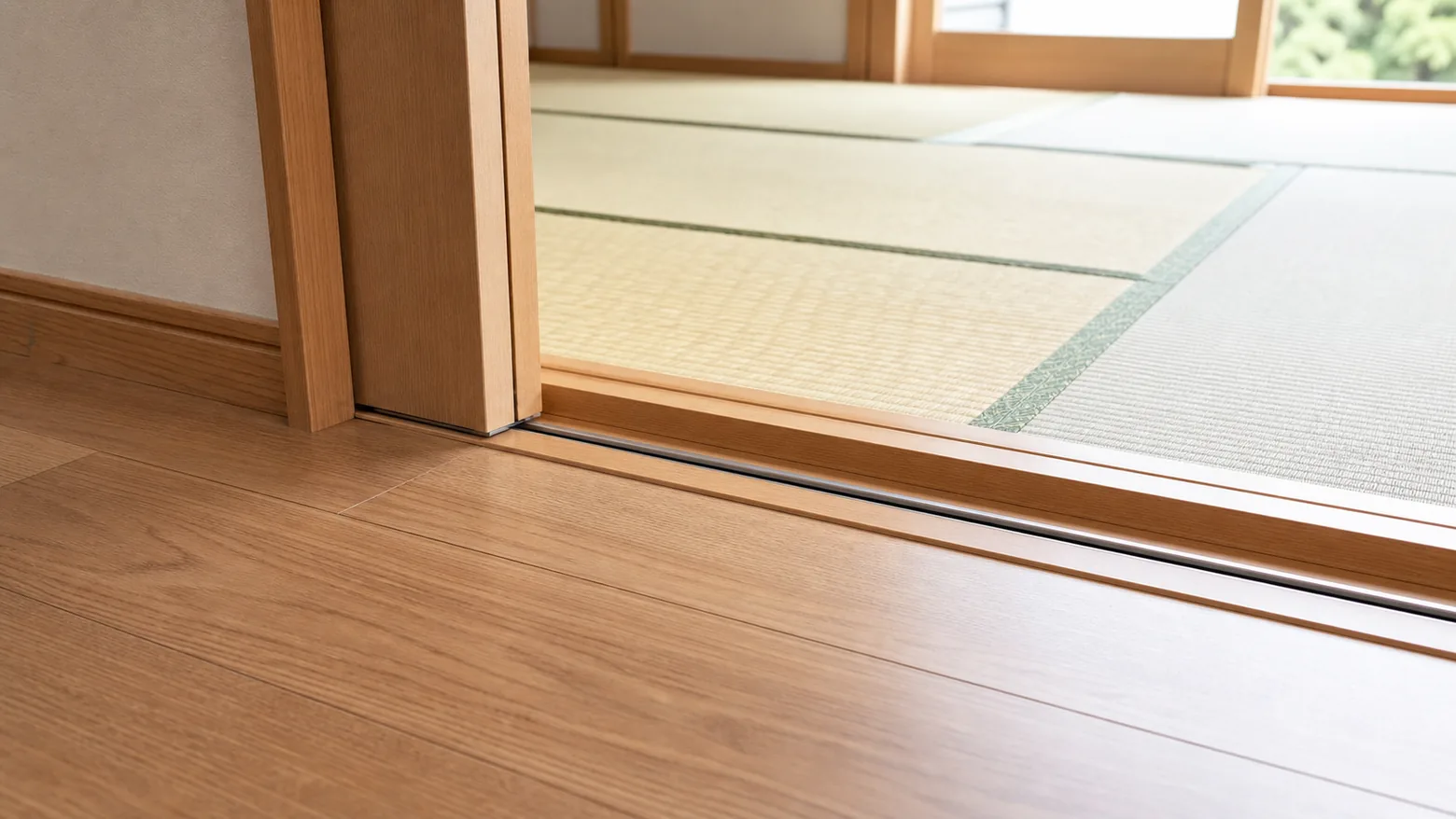 段差やドアの高さを確認する床のディテール