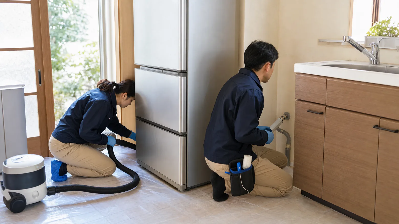 リフォームの相談をする打ち合わせの様子